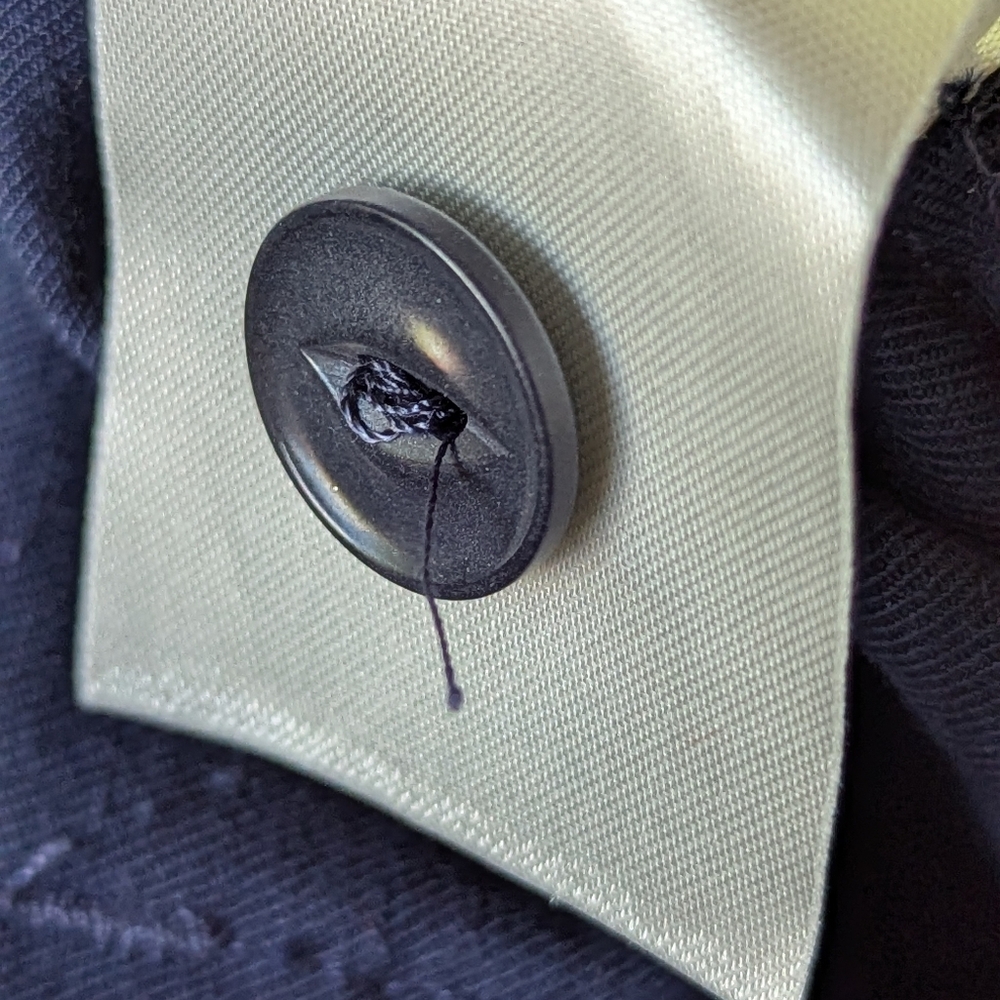 Outerknown Linen Blend SEA Suit Navy Organic Utility Boiler Jumpsuit Size M‎ - Picture 10 of 12